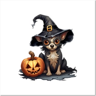 Halloween Chihuahua Dog #1 Posters and Art